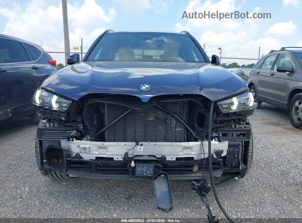 5UX43EU09S9W80431 2025 BMW X5 Blue Widok zestawu wskaźników