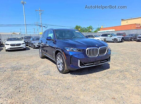 5UX43EU0XT9407726 2026 BMW X5 Blue Հետևի աջ