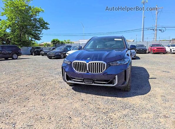 5UX43EU0XT9407726 2026 BMW X5 Blue Դիմացի տեսք