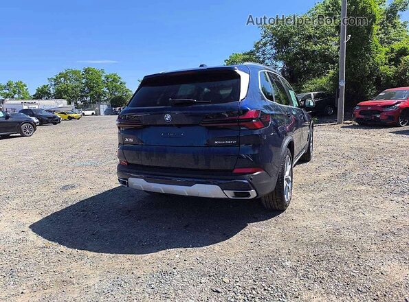 5UX43EU0XT9407726 2026 BMW X5 Blue Հետևի տեսք