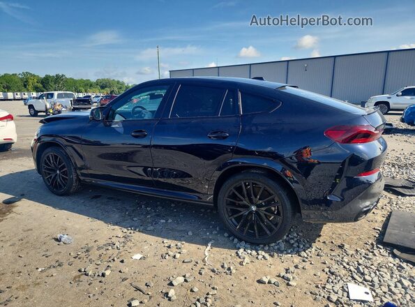 5UX43EX06R9U78703 2024 BMW X6 Черный Задняя левая четверть