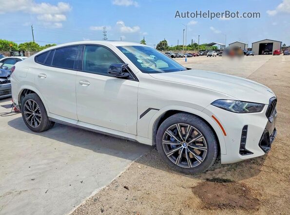 5UX43EX06T9407220 2026 BMW X6 White Przód prawy