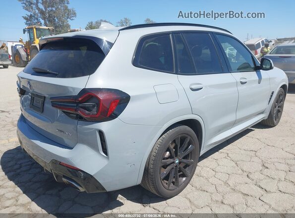 5UX53DP00N9K09413 2022 BMW X3 Gray Tył prawy