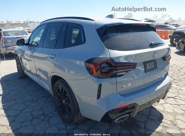 5UX53DP00N9K09413 2022 BMW X3 Gray Tył lewy
