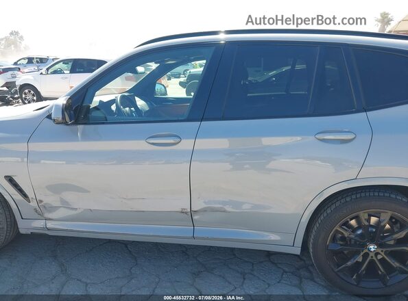 5UX53DP00N9K09413 2022 BMW X3 Gray Widok wnętrza 360 stopni