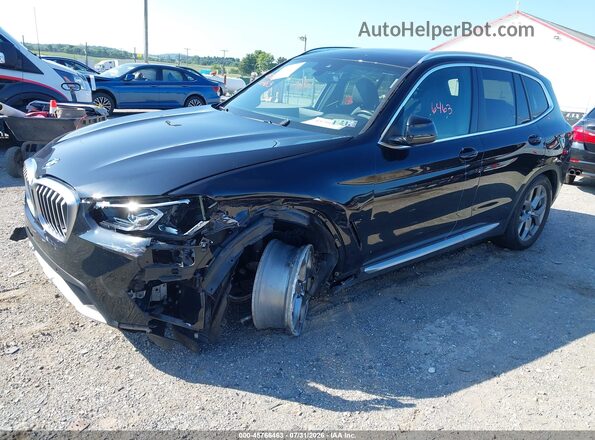 5UX53DP00N9L95051 2022 BMW X3 Black Front left