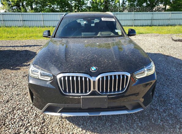 5UX53DP00P9R38739 2023 BMW X3 Black Front view