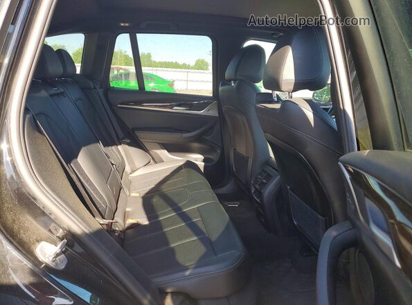 5UX53DP00P9R38739 2023 BMW X3 Black Rear interior view