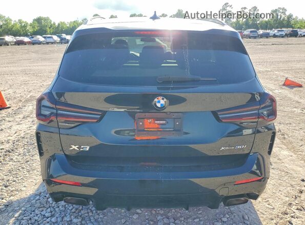 5UX53DP00P9R61910 2023 BMW X3 Black უკანა ხედი