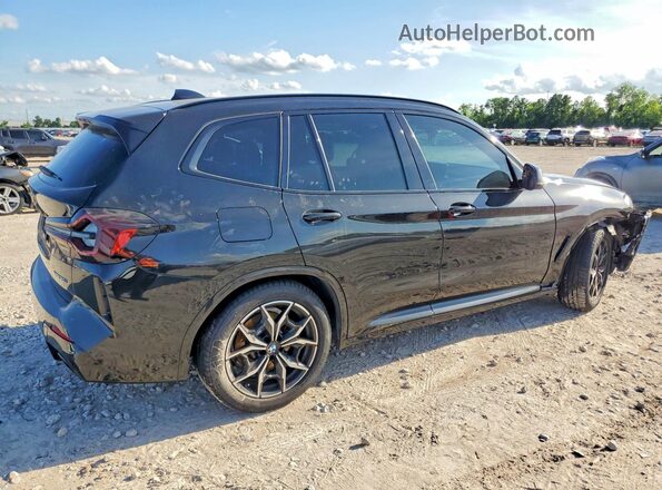 5UX53DP00P9R61910 2023 BMW X3 Black უკანა მარჯვენა