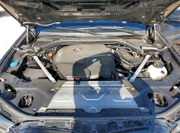 5UX53DP00P9R61910 2023 BMW X3 Black ძრავის განყოფილების ხედი