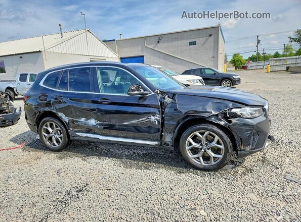 5UX53DP00R9U69414 2024 BMW X3 Black Առջևի աջ