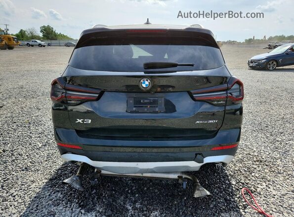 5UX53DP00R9U69414 2024 BMW X3 Black Հետևի տեսք