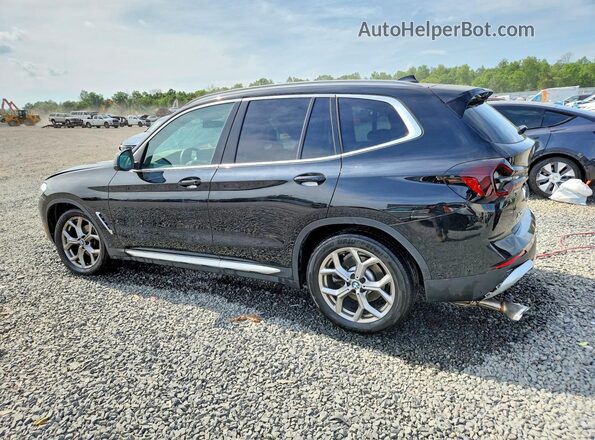 5UX53DP00R9U69414 2024 BMW X3 Black Հետևի ձախ