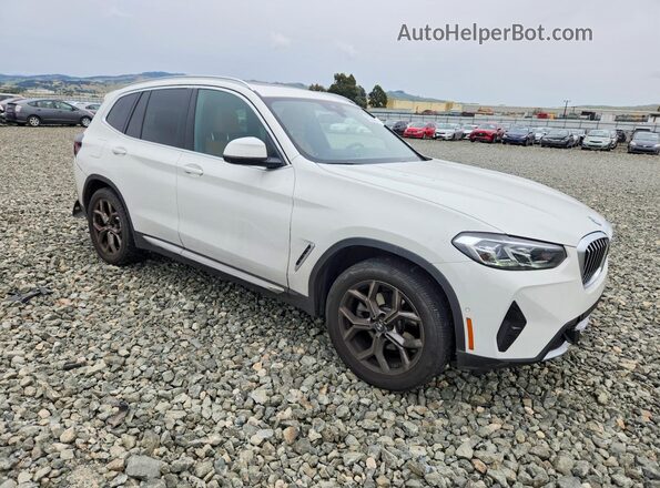 5UX53DP00R9X42822 2024 BMW X3 White Առջևի աջ