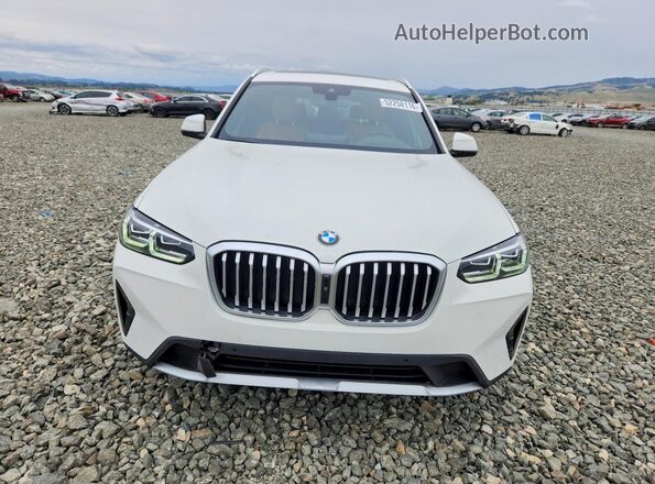 5UX53DP00R9X42822 2024 BMW X3 White Դիմացի տեսք