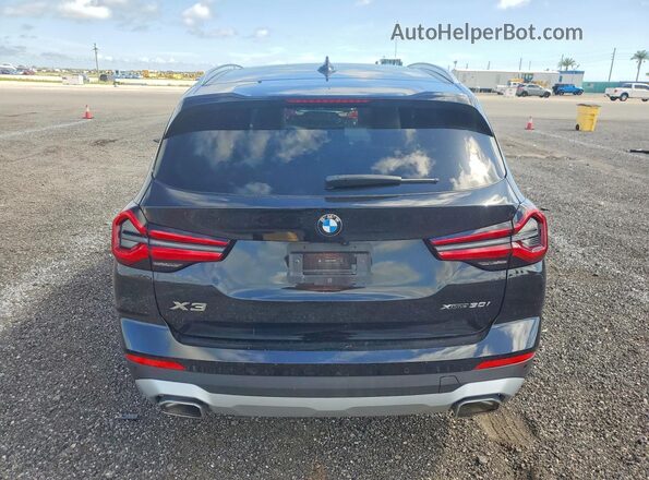 5UX53DP01R9V10889 2024 BMW X3 Black Vista trasera