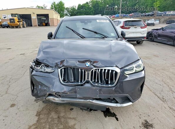 5UX53DP02N9J01794 2022 BMW X3 Charcoal Vista frontal