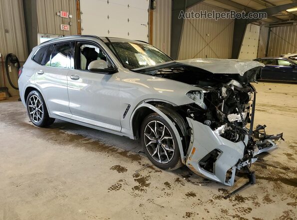 5UX53DP02N9J32026 2022 BMW X3 Gray წინა მარჯვენა