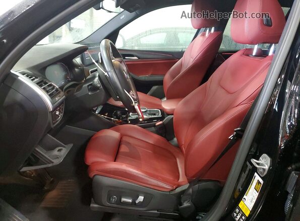 5UX53DP03N9K73381 2022 BMW X3 Black Вид салону спереду