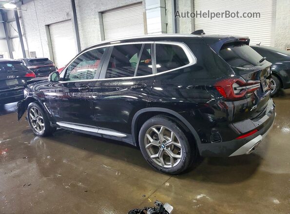 5UX53DP03N9K73381 2022 BMW X3 Black Задня ліва чверть