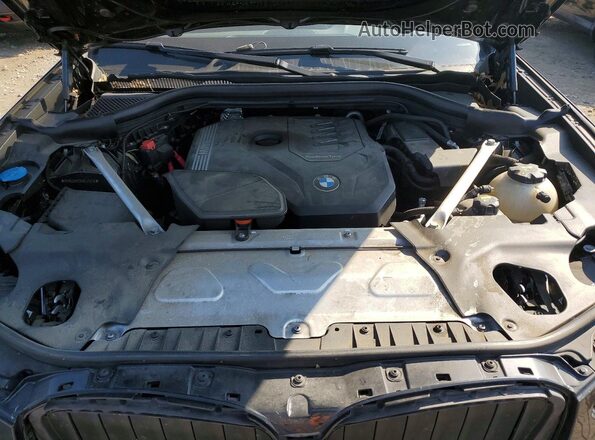 5UX53DP03N9L40979 2022 BMW X3 Black Widok wnętrza z tyłu