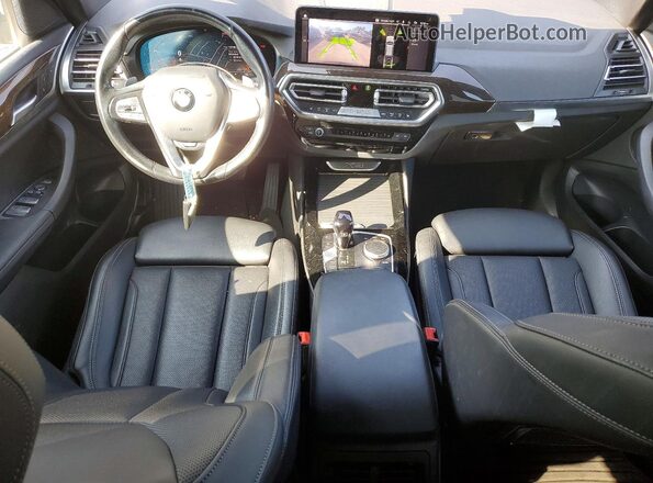 5UX53DP03N9L40979 2022 BMW X3 Black Widok deski rozdzielczej