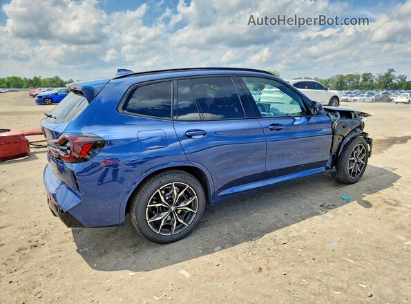 5UX53DP03N9M07225 2022 BMW X3 Blue უკანა მარჯვენა