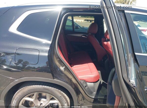 5UX53DP03N9M15325 2022 BMW X3 Black Vista de la etiqueta del VIN