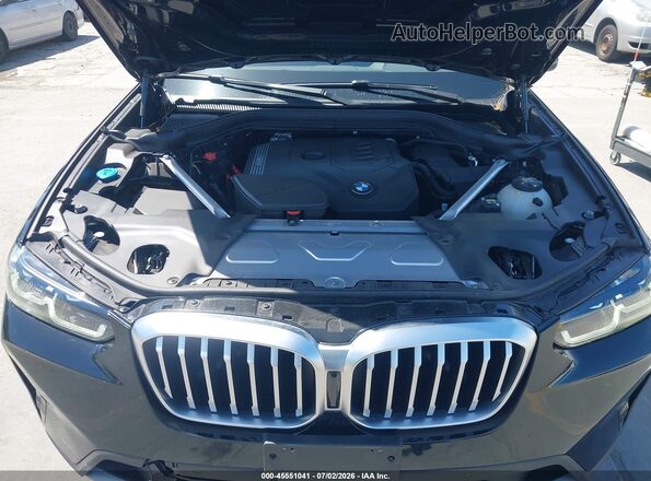5UX53DP03N9M15325 2022 BMW X3 Black Vista trasera