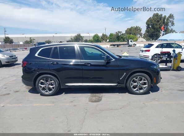 5UX53DP03N9M15325 2022 BMW X3 Black Vista interior trasera