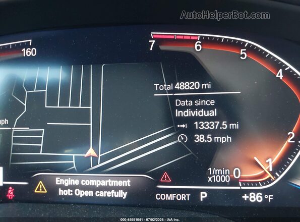 5UX53DP03N9M15325 2022 BMW X3 Black 