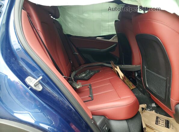 5UX53DP03N9N10676 2022 BMW X3 Blue Սալոնի հետևի տեսք