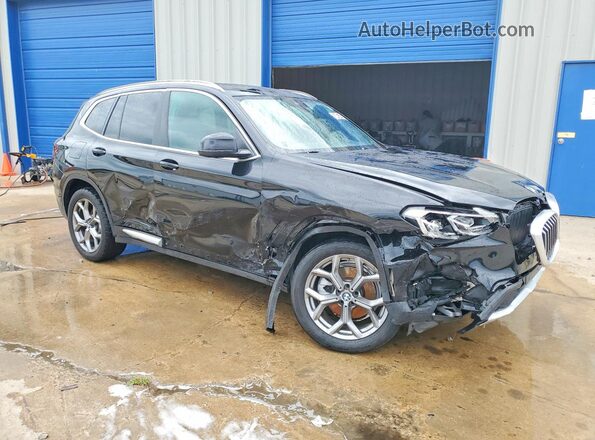 5UX53DP03P9R45569 2023 BMW X3 Black Front right