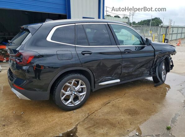 5UX53DP03P9R45569 2023 BMW X3 Black Rear right