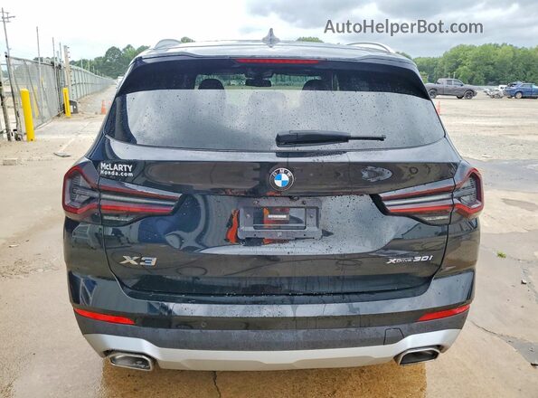 5UX53DP03P9R45569 2023 BMW X3 Black Rear view