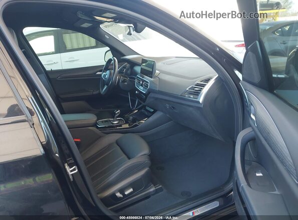 5UX53DP03P9R87904 2023 BMW X3 Black წინა სალონის ხედი
