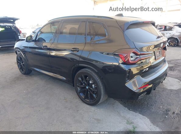 5UX53DP03P9R87904 2023 BMW X3 Black უკანა მარცხენა