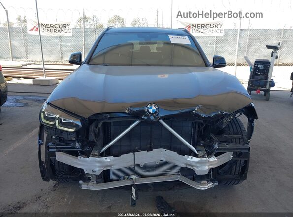 5UX53DP03P9R87904 2023 BMW X3 Black უკანა სალონის ხედი