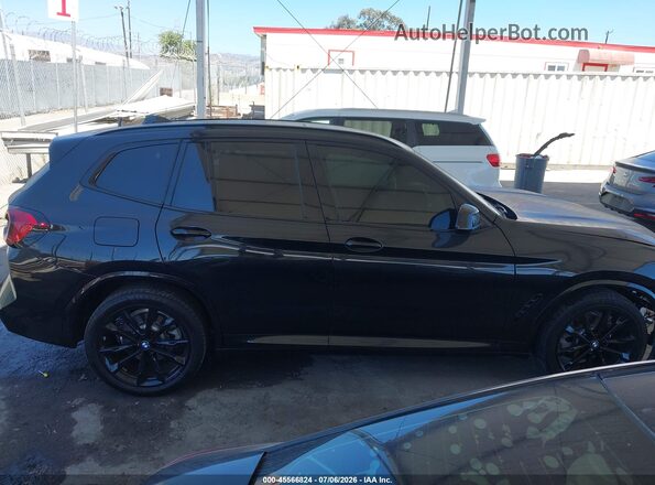 5UX53DP03P9R87904 2023 BMW X3 Black სალონის 360-გრადუსიანი ხედი
