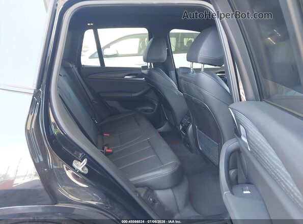 5UX53DP03P9R87904 2023 BMW X3 Black VIN კოდის სტიკერის ხედი
