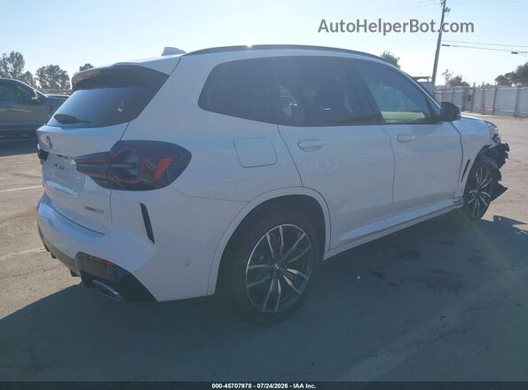 5UX53DP03P9R90981 2023 BMW X3 Белый Задняя правая четверть