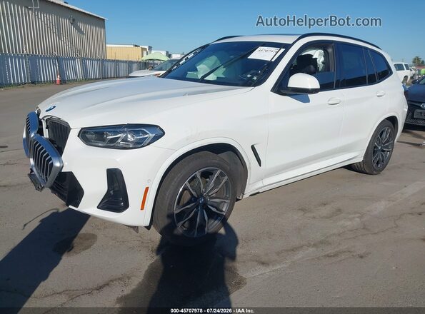 5UX53DP03P9R90981 2023 BMW X3 Белый Передняя левая четверть