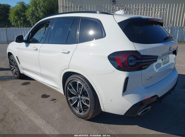5UX53DP03P9R90981 2023 BMW X3 Белый Задняя левая четверть