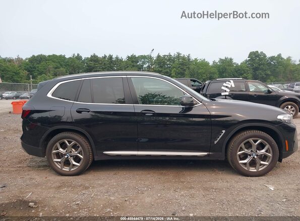 5UX53DP03R9U46516 2024 BMW X3 Black უკანა სალონის ხედი