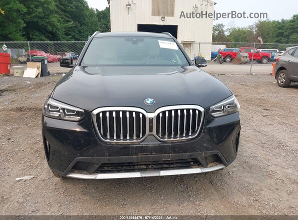 5UX53DP03R9U46516 2024 BMW X3 Black ხელსაწყოთა პანელის ხედი
