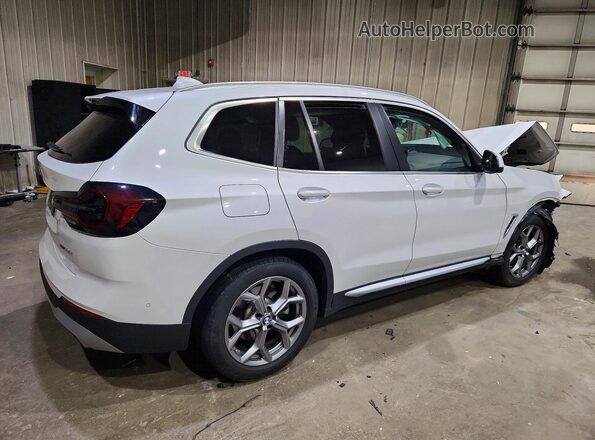 5UX53DP03R9W11125 2024 BMW X3 White უკანა მარჯვენა