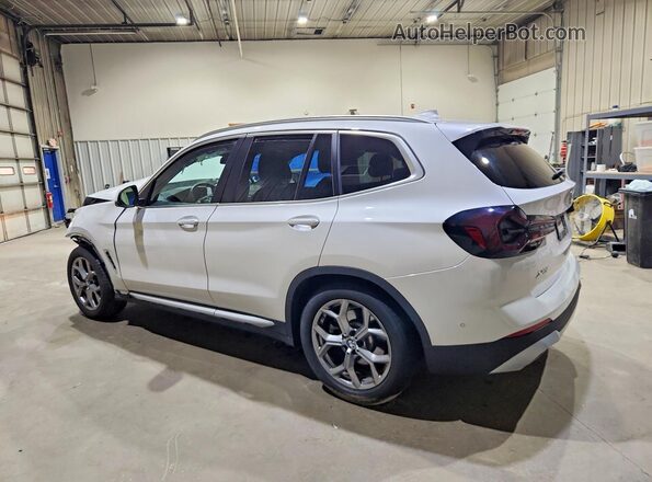 5UX53DP03R9W11125 2024 BMW X3 White უკანა მარცხენა