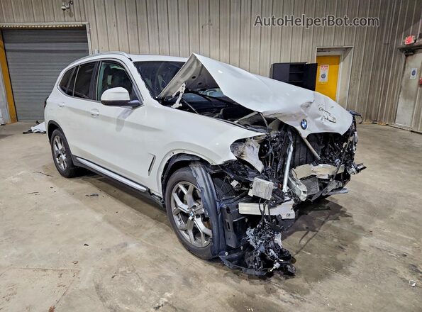5UX53DP03R9W11125 2024 BMW X3 White წინა მარჯვენა