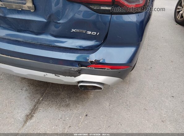5UX53DP04N9J91014 2022 BMW X3 Blue 